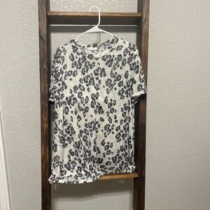 Leopard dress top